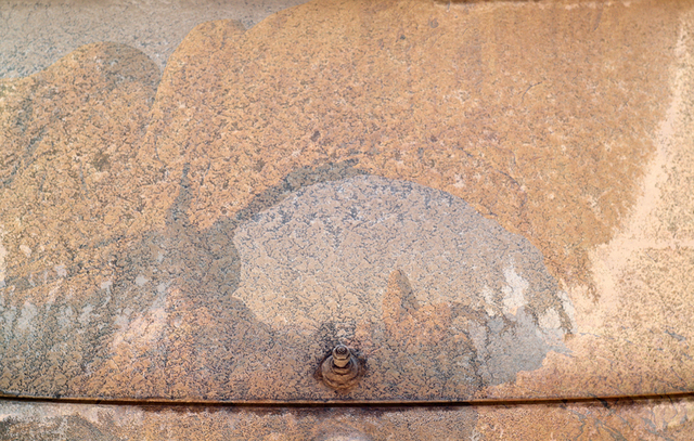 Salt Crusted on Automotive Glass